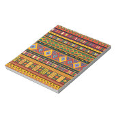 Afrikanisches Kunstmuster Notizblock (Rotiert)