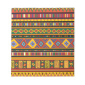 Afrikanisches Kunstmuster Notizblock (Vorderseite)