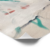 Afrikanisches Kunstposter Poster (Ecke)