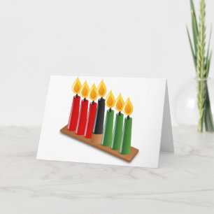 afrikanisches Kwanzaa Feiertagskarte