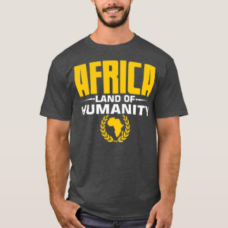 Afrikanisches Land der Menschheit - Afrika-Karte T-Shirt