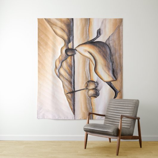 Afrikanisches Landschaftsband Wandteppich (Beispiel)