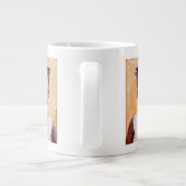 Afrikanisches Mädchen Jumbo-Tasse (Rückseite)