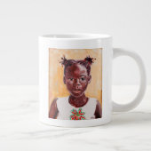 Afrikanisches Mädchen Jumbo-Tasse (Rechts)