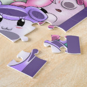 Afrikanisches Mädchen und Bären Puzzle (Seite)