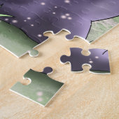 Afrikanisches Mädchen und Eule Puzzle (Seite)