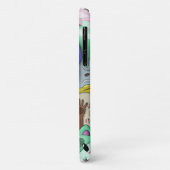 Afrikanisches Mädchen und Katzen Case-Mate iPhone Hülle (Hinten/Links)