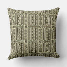 Afrikanisches Mali-Muster Throw-Pillow VII Kissen