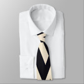 Afrikanisches Marocco Waves Geometric Gold-Muster Krawatte (Gebunden)