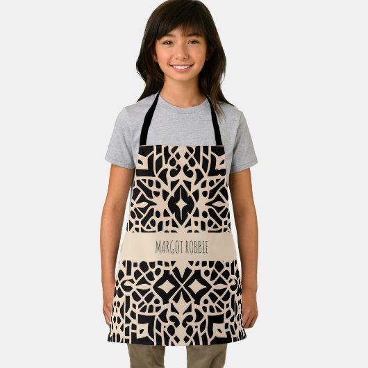 Afrikanisches Marokko Gegeometrisches Muster Schürze (Insitu)