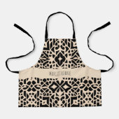 Afrikanisches Marokko Gegeometrisches Muster Schürze (Vorderseite)