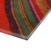 Afrikanisches Masai Shuka umfassendes Schneidebrett (Ecke)