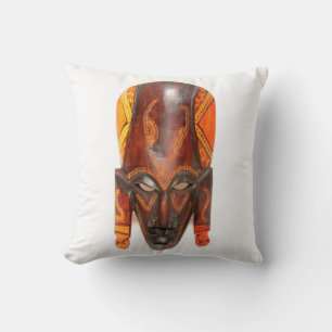 afrikanisches Maskenkissen Kissen