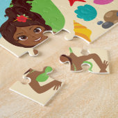 Afrikanisches Meerjungfraupuzzle Puzzle (Seite)