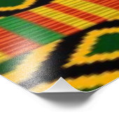 Afrikanisches Mehrfarben-Muster für die Printwerbu Fotodruck (Ecke)