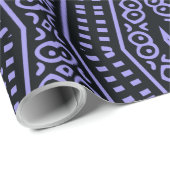 Afrikanisches Modern Ethnic Pattern Papier Geschenkpapier (Rolleneckpunkt)