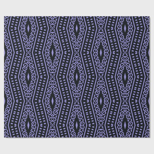 Afrikanisches Modern Ethnic Pattern Papier Geschenkpapier (Flach)