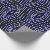 Afrikanisches Modern Ethnic Pattern Papier Geschenkpapier (Ecke)