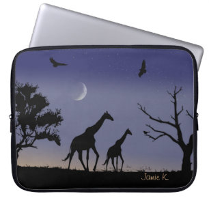Afrikanisches Morgengrauen II Laptopschutzhülle
