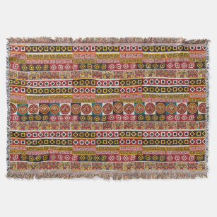 Afrikanisches Motiv-bunter dekorativer Decke