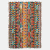 Afrikanisches Motiv-bunter dekorativer Decke (Vorderseite Vertikal)