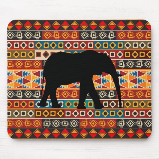 Afrikanisches Motiv-bunter dekorativer Mousepad (Vorne)