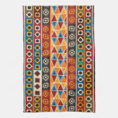 Afrikanisches Motiv-buntes dekoratives Muster Küchentuch (Vertikal)
