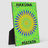 Afrikanisches Motiv-Design in der Printwerbung für Fotoplatte (Seite)