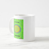 Afrikanisches Motiv-Design in der Printwerbung für Kaffeetasse (Vorderseite Links)
