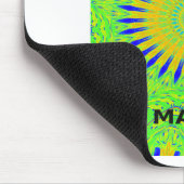 Afrikanisches Motiv-Design in der Printwerbung für Mousepad (Ecke)