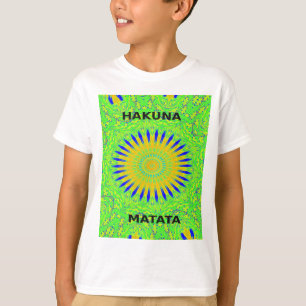 Afrikanisches Motiv-Design in der Printwerbung für T-Shirt