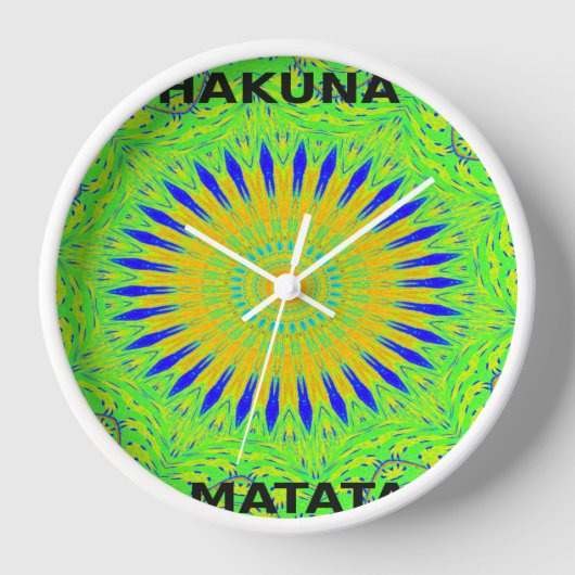 Afrikanisches Motiv-Design in der Printwerbung für Uhr (Vorderseite)