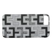 Afrikanisches Mudcloth Textil mit geometrischen Mu Case-Mate iPhone Hülle (Rückseite (Horizontal))