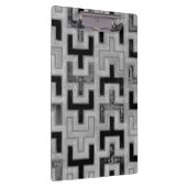 Afrikanisches Mudcloth Textil mit geometrischen Mu Klemmbrett (Rechts)