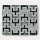 Afrikanisches Mudcloth Textil mit geometrischen Mu Mousepad (Vorne)