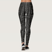 Afrikanisches Mudtuch Leggings (Rückseite)