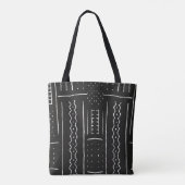 Afrikanisches Mudtuch Tasche (Rückseite)