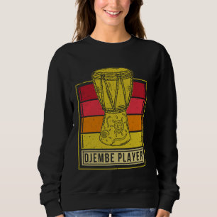 Afrikanisches Musikinstrument Djembe Ethnic conga Sweatshirt