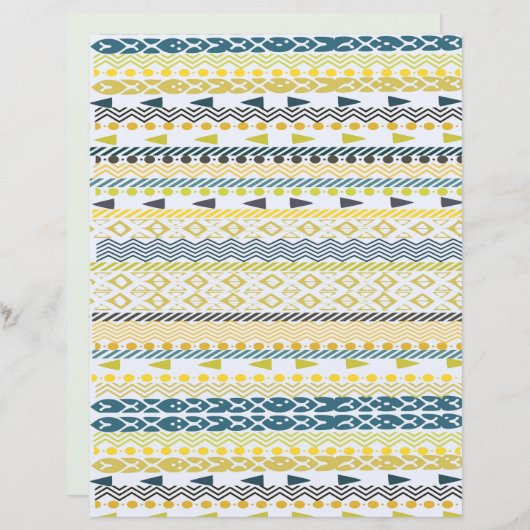 Afrikanisches Muster (Vorne/Hinten)