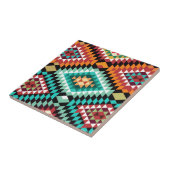 Afrikanisches Muster-bunter Entwurf Fliese (Seite)