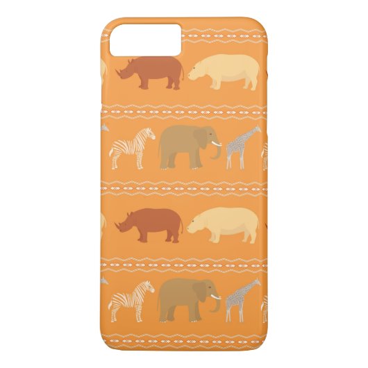 Afrikanisches Muster Case-Mate iPhone Hülle (Rückseite)