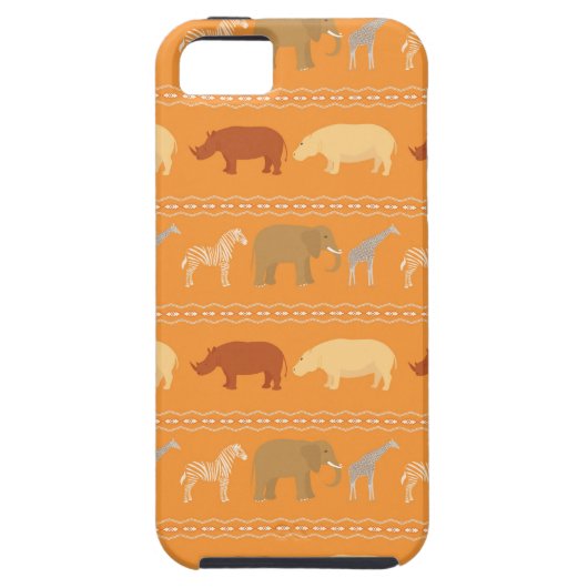 Afrikanisches Muster Case-Mate iPhone Hülle (Rückseite)