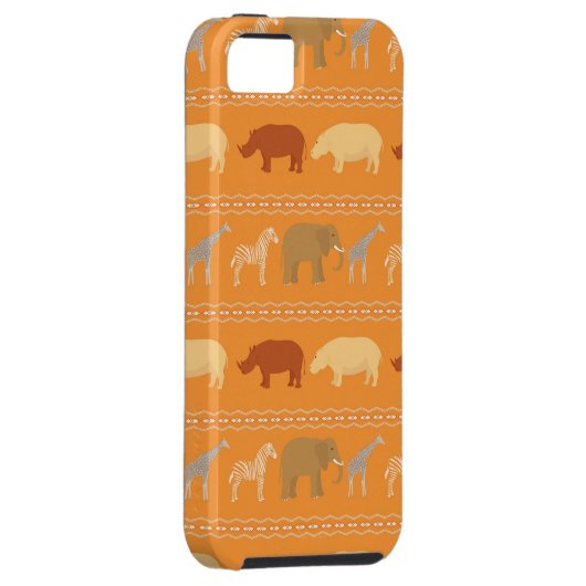 Afrikanisches Muster Case-Mate iPhone Hülle (Rückseite/rechts)