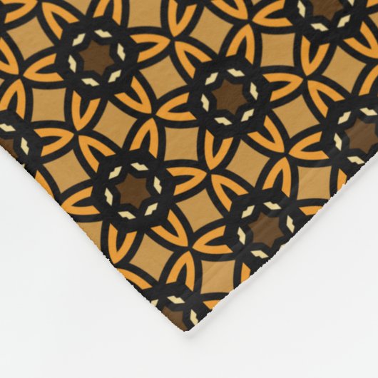 afrikanisches Muster Fleece Blanket (Ecke)