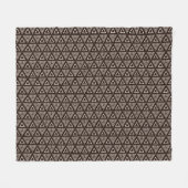 afrikanisches Muster Fleece Blanket (Vorderseite (Horizontal))