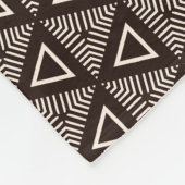afrikanisches Muster Fleece Blanket (Ecke)