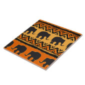 Afrikanisches Muster für Elefanten Fliese (Seite)