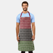 Afrikanisches Muster für Mud Cloud Schürze (Getragen)