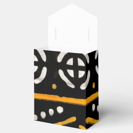 Afrikanisches Muster - Gefälligkeitsboxen Geschenkschachtel (Geöffnet)