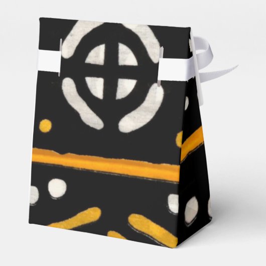 Afrikanisches Muster - Gefälligkeitsboxen Geschenkschachtel (Rückseite)